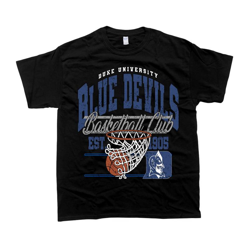 Vintage NCAA Duke Blue Devils T-Shirt, Graphic Vintage T-Shirt, Full Color T-Shirt, Unisex T-Shirt, For Men, For Women