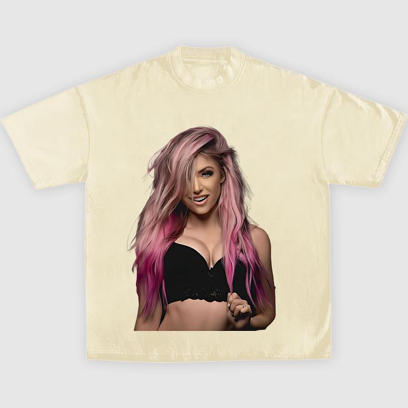 ALEXA BLISS V2 TEE, Wrestling Tee, WWE Tee, Wrestling Gift, Sports Shirt, Workout T-shirt, Gift for Him Gift For Her Hoodie Sweatshirt Streetwear