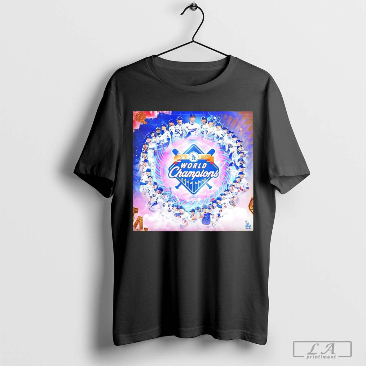 The Los Angeles Dodgers are The 2024 World Series Champions players circle shirt