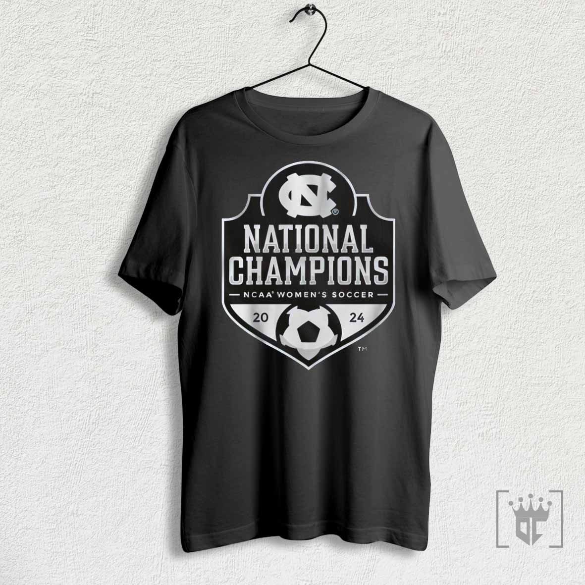 Unc Womens Soccer 2024 National Champions Logo T Shirt