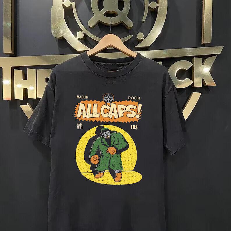 Vintage MF Doom Shirt Mf Doom Tee, Graphic T-Shirt Hip Hop Unisex Music Album T-shirts, Vintage Radiohead shirt, 2024 Music Concert Tee, y2k band shir