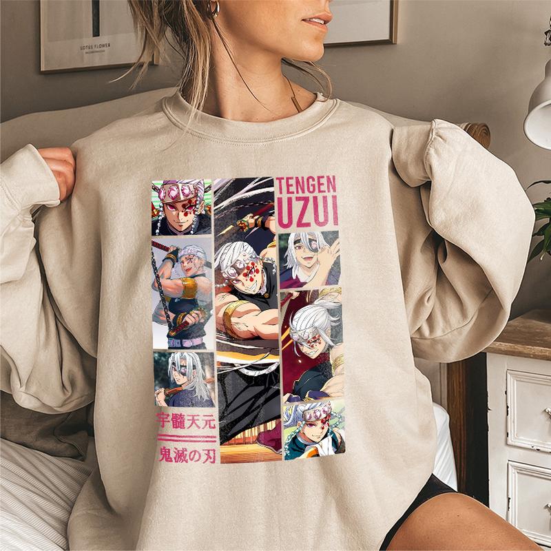 Tengen Uzui Shirt, Sound Hashira Sweatshirt Hoodie, Demon Slayer t-shirt, Kimetsu no Yaiba Shirt, Anime sweatshirt hoodie, Anime lover t-shirt Menswea