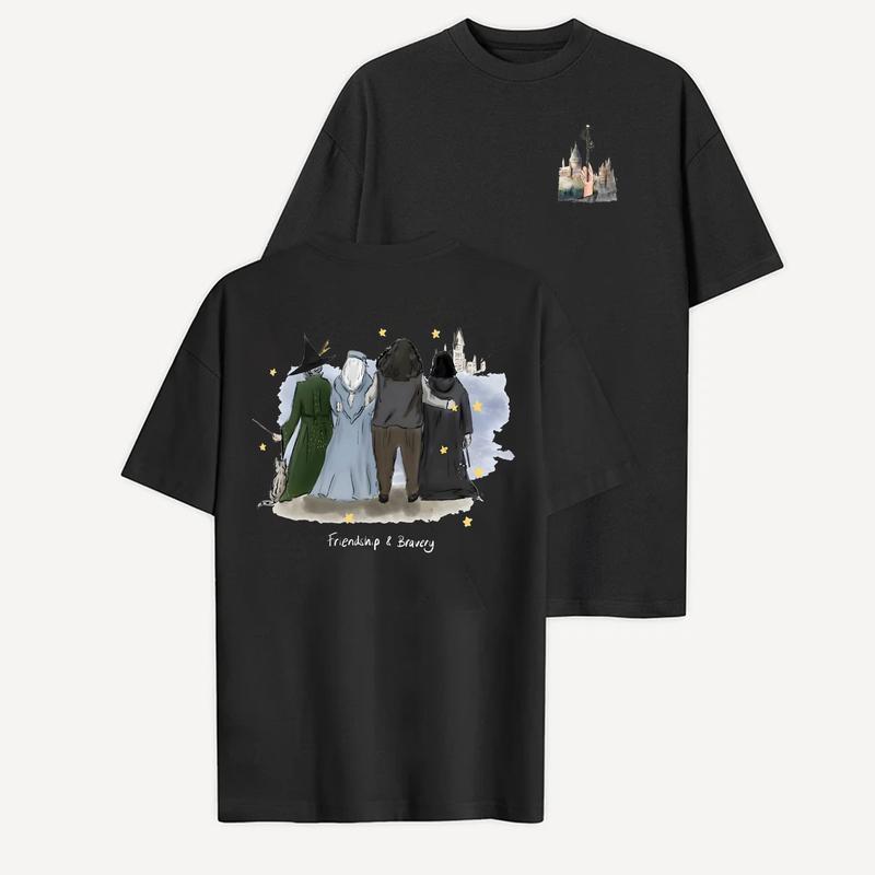 Maggie Smith T-Shirt, Hogwarts Professor McGonagall Memorial Shirt, Magic Movie, Halloween, Spooky Season, Full Sizes Full Colors, Comfort Cas0ual Top