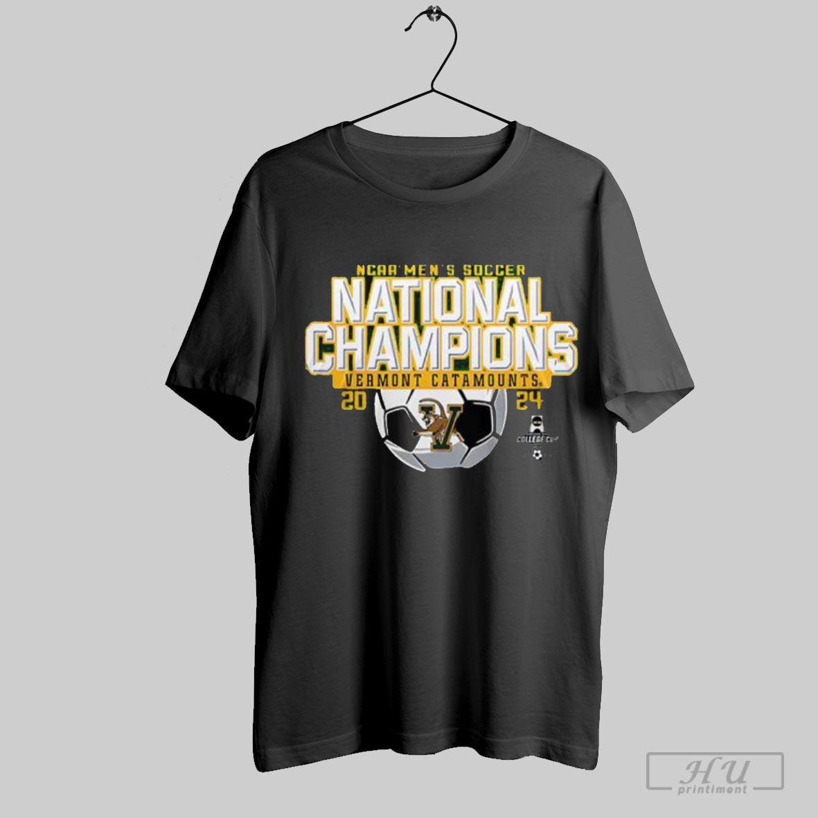 Uvm Mens Soccer 2024 College Cup National Champions T Shirt