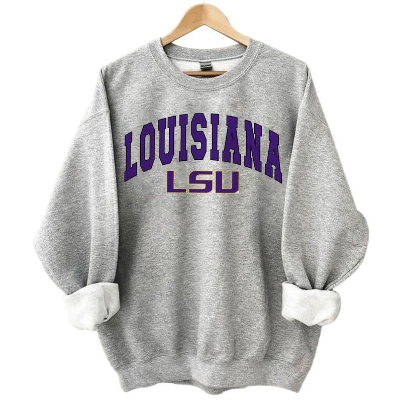 43. LSU Tigers NCAA Football Vintage Shirts, University Sports Apparel, Unisex Classic Basketball Team Gift for Fans