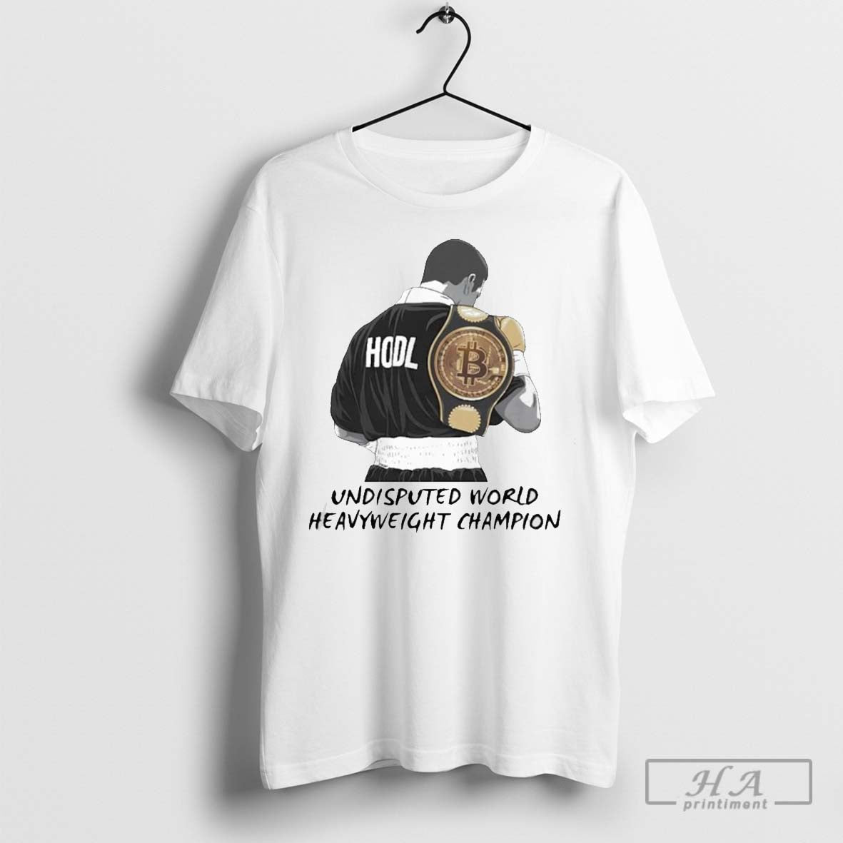 Undisputed World Heavyweight Champion Bitcoin Shirt