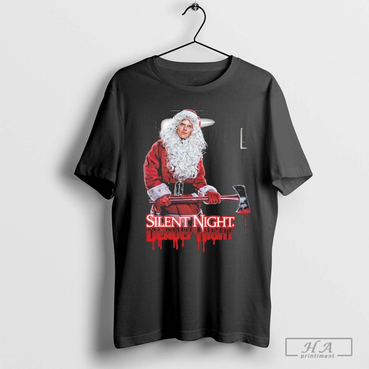 Official Silent Night Deadly Night Psycho Santa Horror Christmas 2024 T-shirt