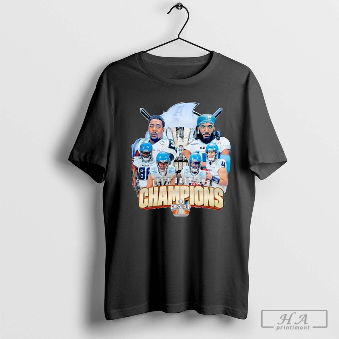 Toronto Argonauts 2024 Champions Grey Cup Give For Fans graphic Shirt