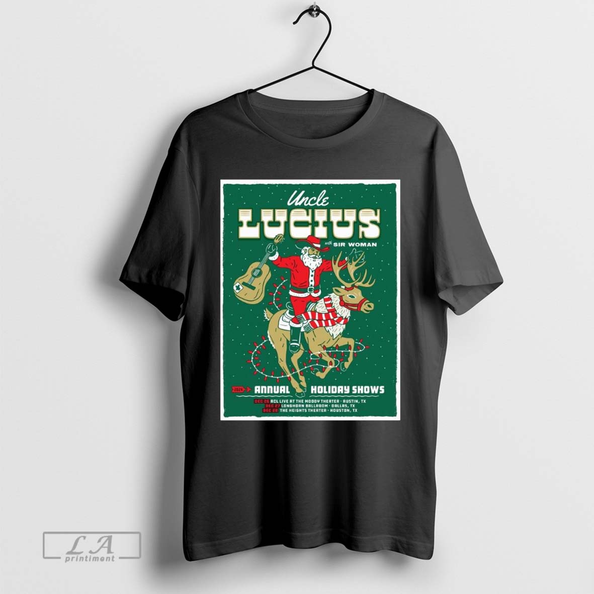 Official Poster Uncle Lucius With Sir Woman Annual Holiday Shows December 2024 Shirt