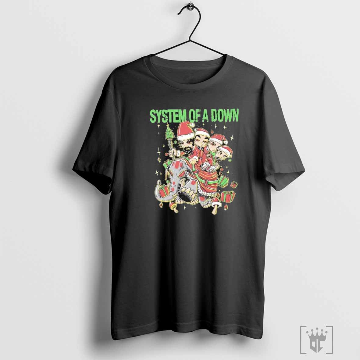 Official System Of A Down Mushroom People Holiday Christmas Shirts