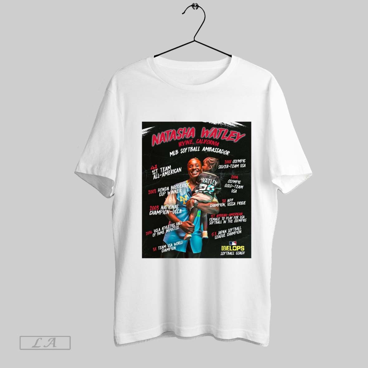 Top Natasha Watley Irvine California Mlb Softball Ambassador 3x Team Usa World Champion Poster Sweatshirt T Shirt