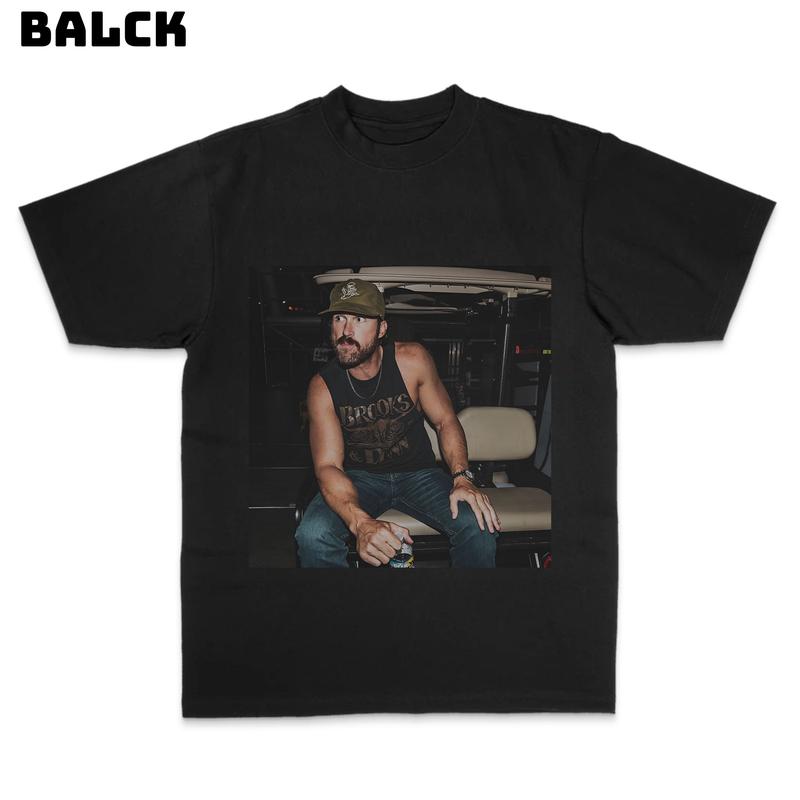 Riley Green music Graphic T-Shirt, Country Western Tee Menswear Top