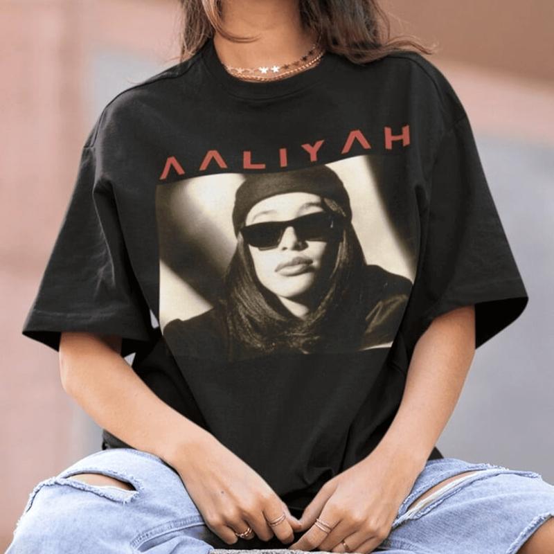 AALIYAH TSHIRT Aaliyah Tees Aaliyah Princess Of R&B Hiphop RnB Rapper T-Shirt, Shirt For Men, Women