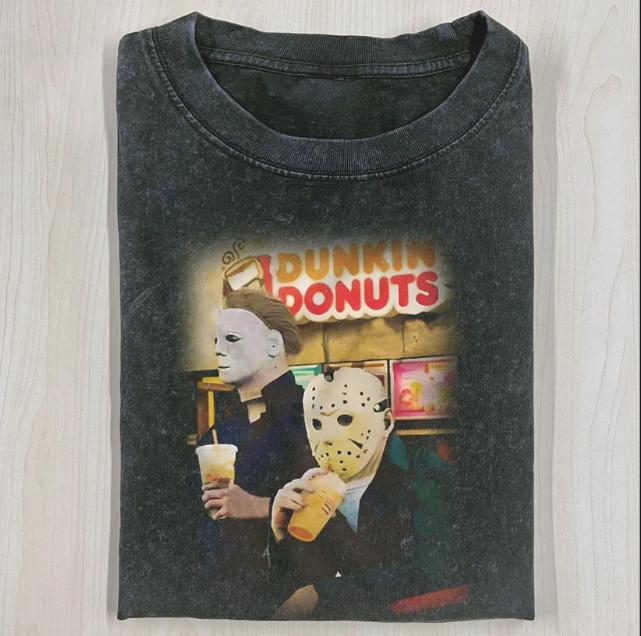 JASON MICHEAL MYERS SHIRT, Jason Voorhees, Michael Myers, Horror Movie Shirt, Horror Character, Funny Halloween Shirt, Unisex T-Shirt, Gift For Men Wo