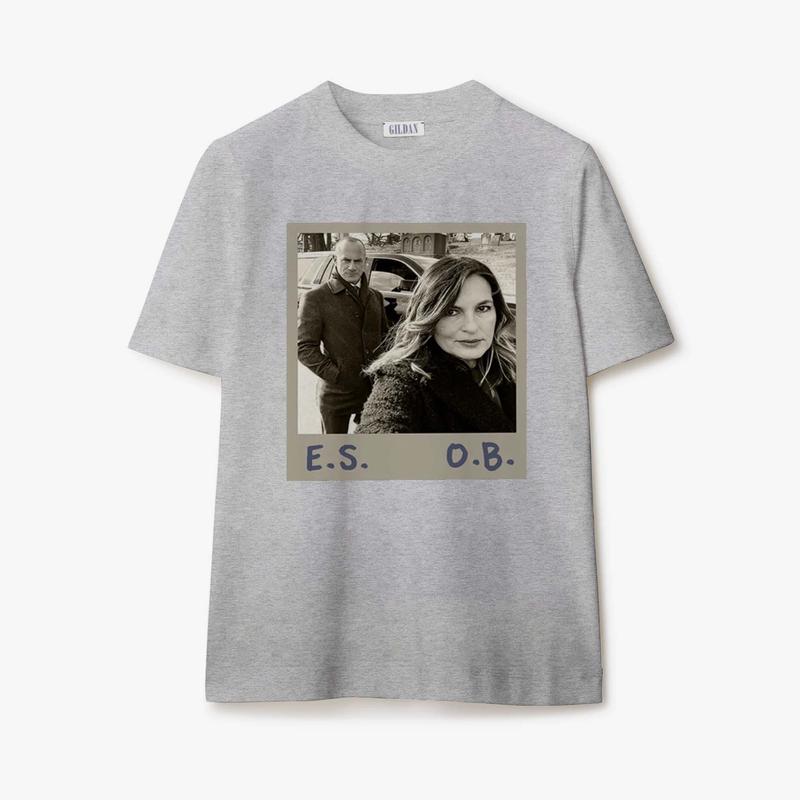 Elliot Stabler Olivia Benson Law & Order Svu Special Detectives Movie T-shirt Sweatshirt Hoodie Crewneck Collar