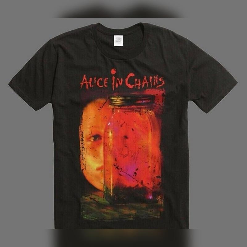 Alice In Chains Shirt, Alice In Chains Jar of Flies Shirt Classic Cotton