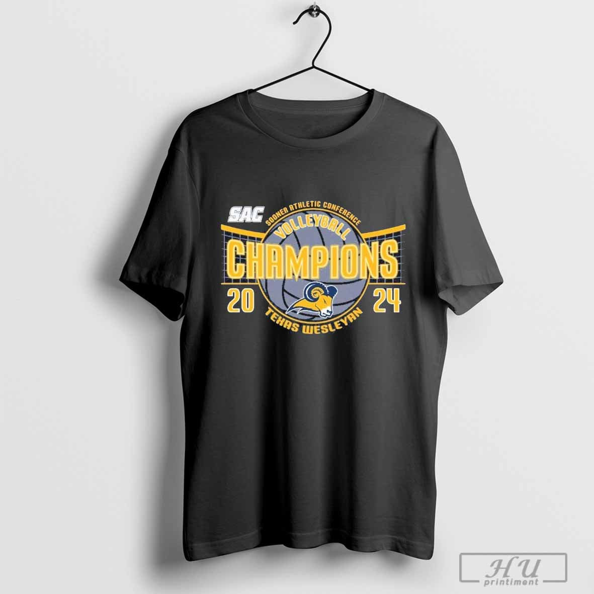 Texas Wesleyan Womens Volleyball 2024 Sac Champions Shirt