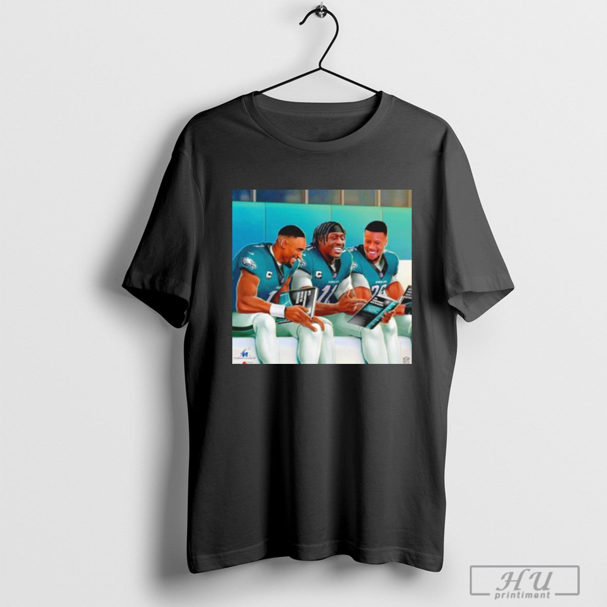 Trendy Philly Eagles Jalen Hurts Aj Brown Saquon Barkley Reading Nfc Championship Key To Success T Shirt