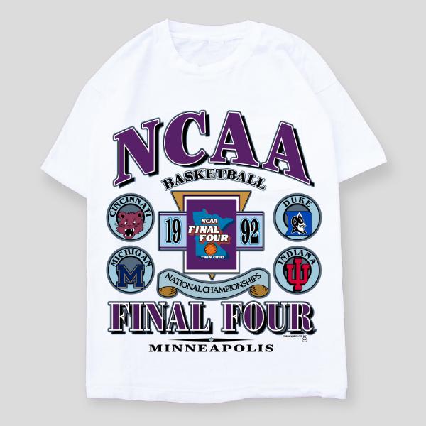1992 NCAA FINAL FOUR NATIONAL CHAMPIONS TEE, VINTAGE GRAPHIC TEES, NCAA TEE