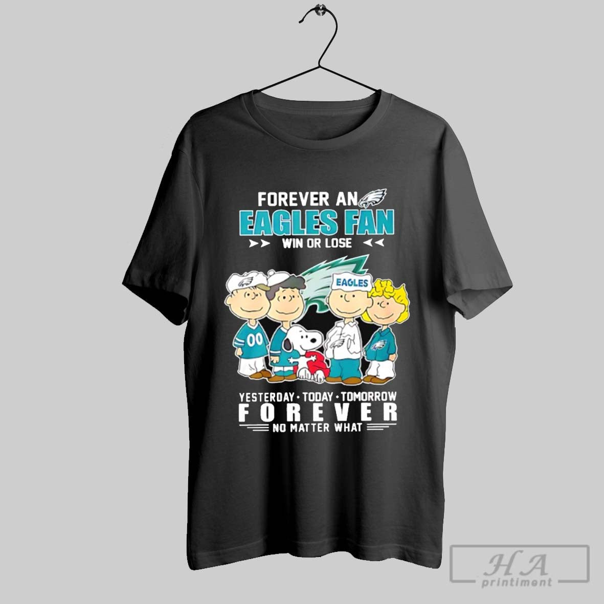 The Peanuts Forever An Eagles Fan Win Or Lose 2025 World Champions Shirt