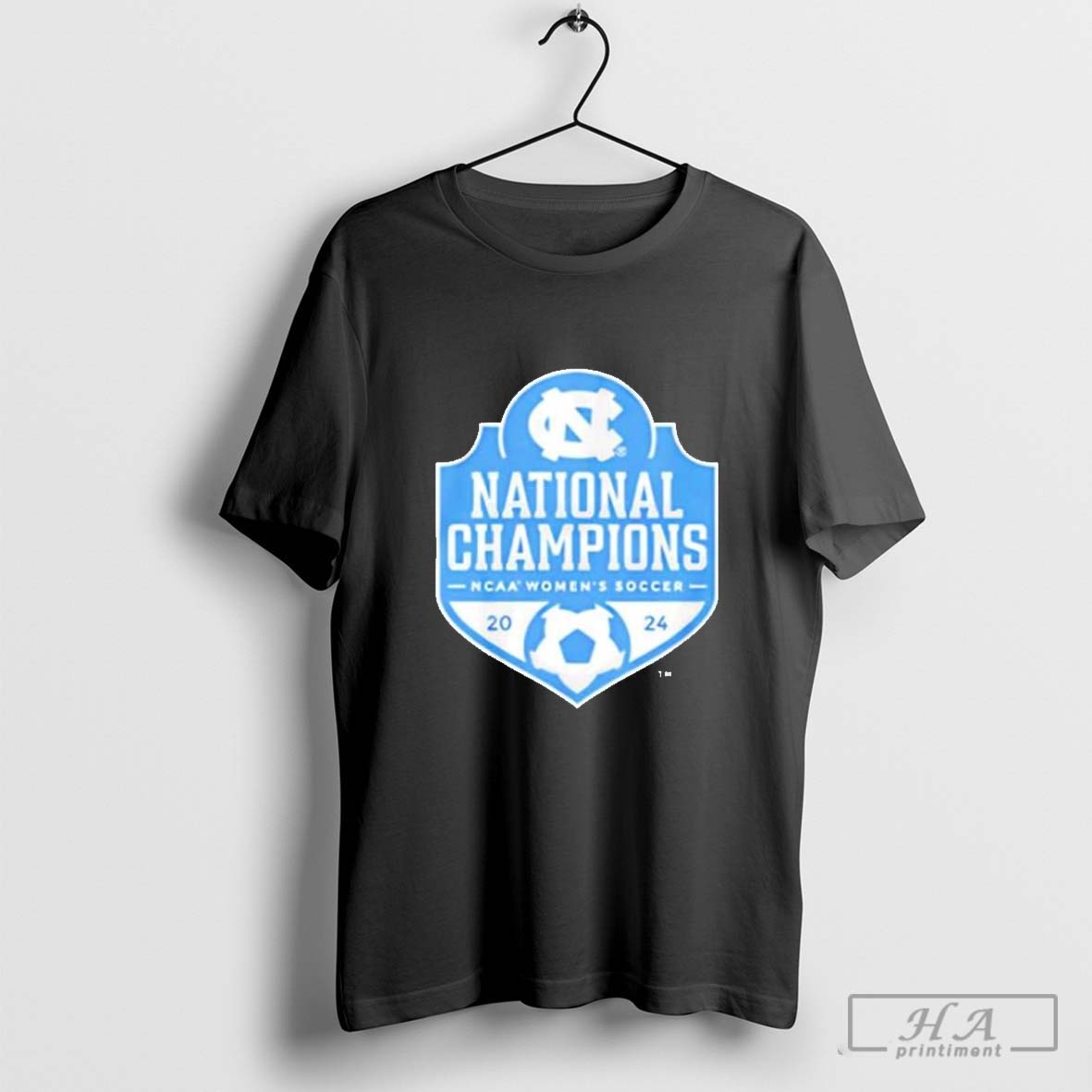 Unc Womens Soccer 2024 National Champions Logo Shirt