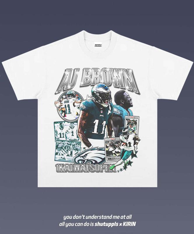 AJ BROWN 1.0 Graphic Tee  American Football  Gift For Fan