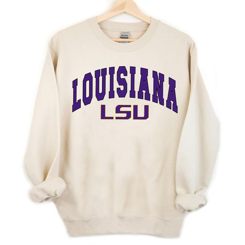 43. LSU Tigers NCAA Football Vintage Shirts, University Sports Apparel, Unisex Classic Basketball Team Gift for Fans
