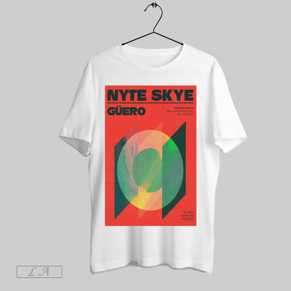 Official Poster Nyte Skye Sweetwater Music Hall In Mill Valley Ca January 9 2025 T Shirt