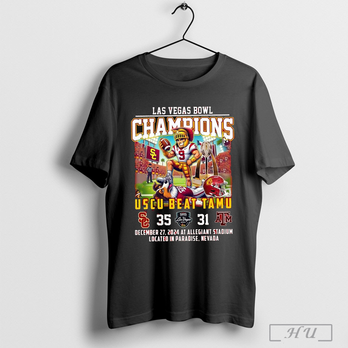 Usc Trojans Beat Aggies Las Vegas Bowl Champions Shirt