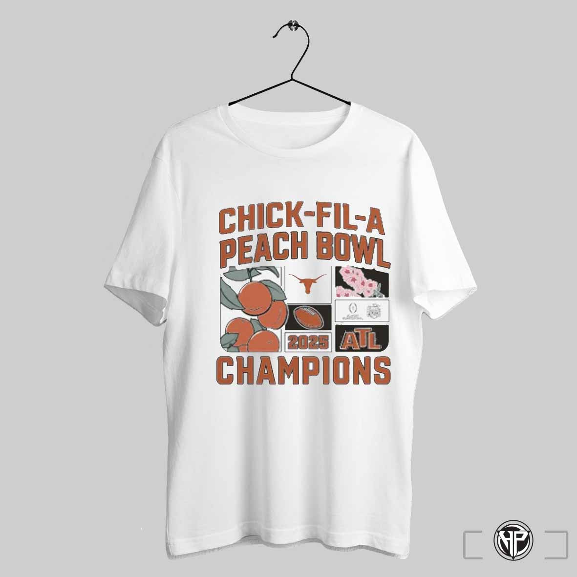 Texas Longhorns Cfp 2025 Chick Fil A Peach Bowl Champions Victory Ahead Shirt Trendy Sweatshirt