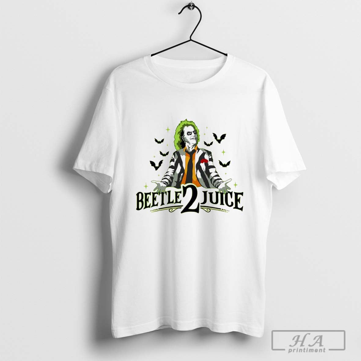 Vintage Beetlejuice 2 Halloween Movie Shirt