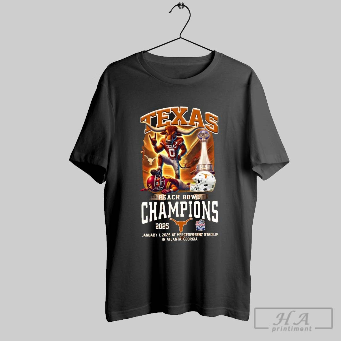 Texas Peach Bowl Champions 2025 New Edition For Fans T Shirt