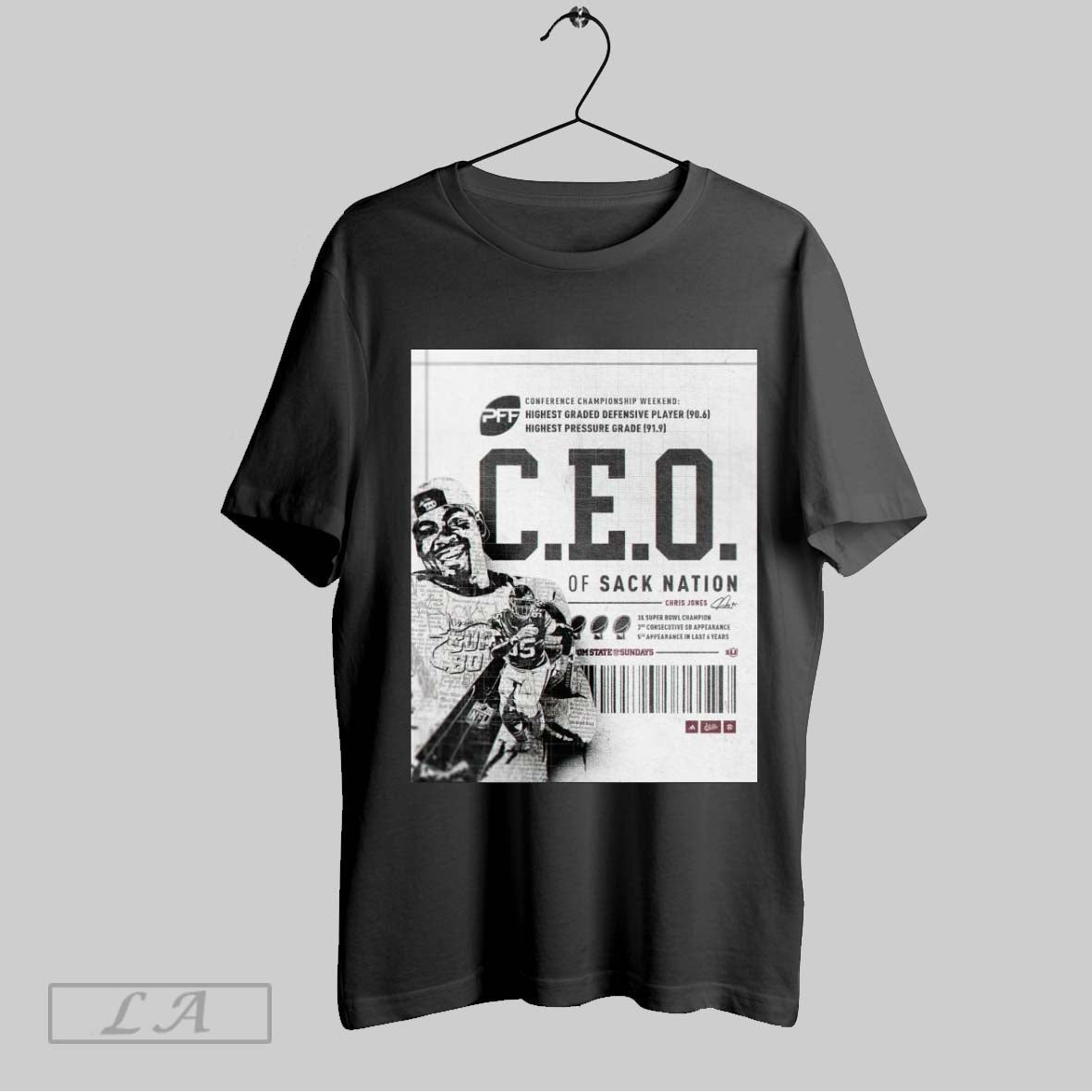 Top Poster Mississippi State Bulldogs Football Conference Championship Weekend Ceo Of Sack Nation Chris Jones Signature Unisex Sweatshirt T Shirt