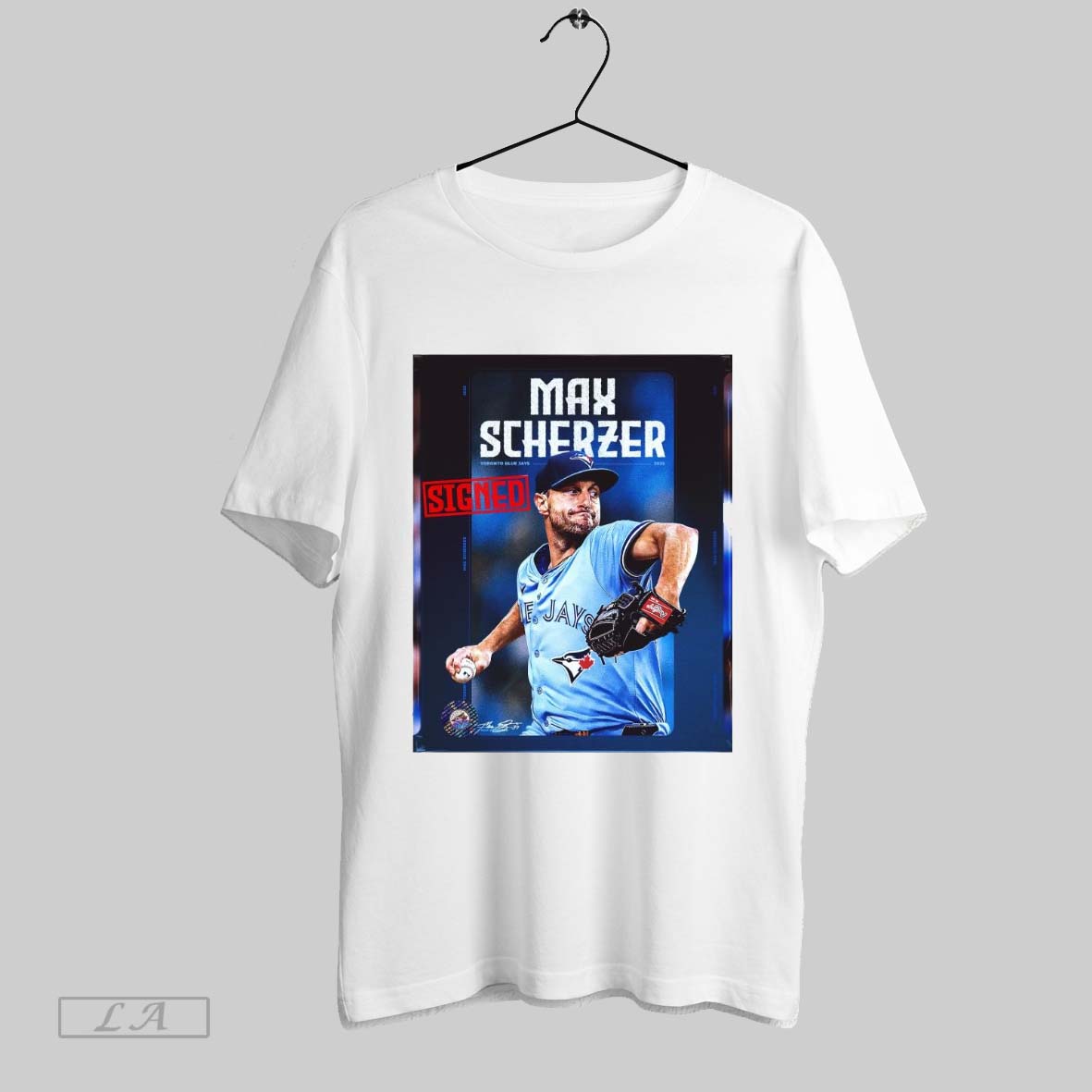 Top Oronto Blue Jays Signed 8x All Star 2x World Series Champion Max Scherzer For The 2025 Season Poster Unisex Sweatshirt T Shirt