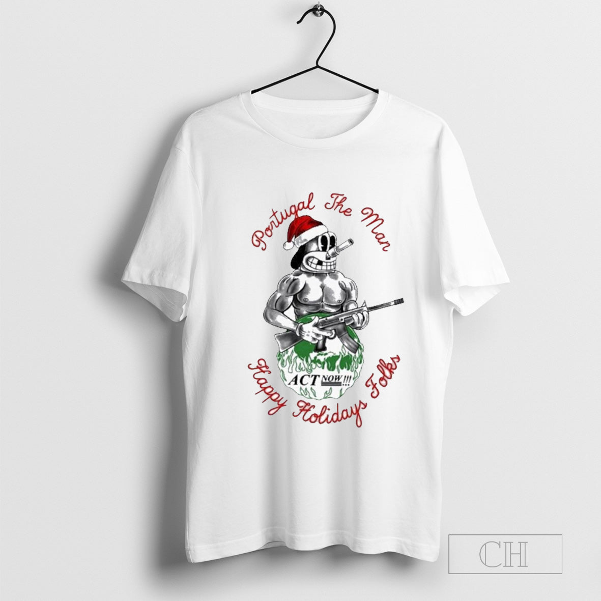 Portugal The Man Happy Holidays Tank Dog Act Now T-shirt