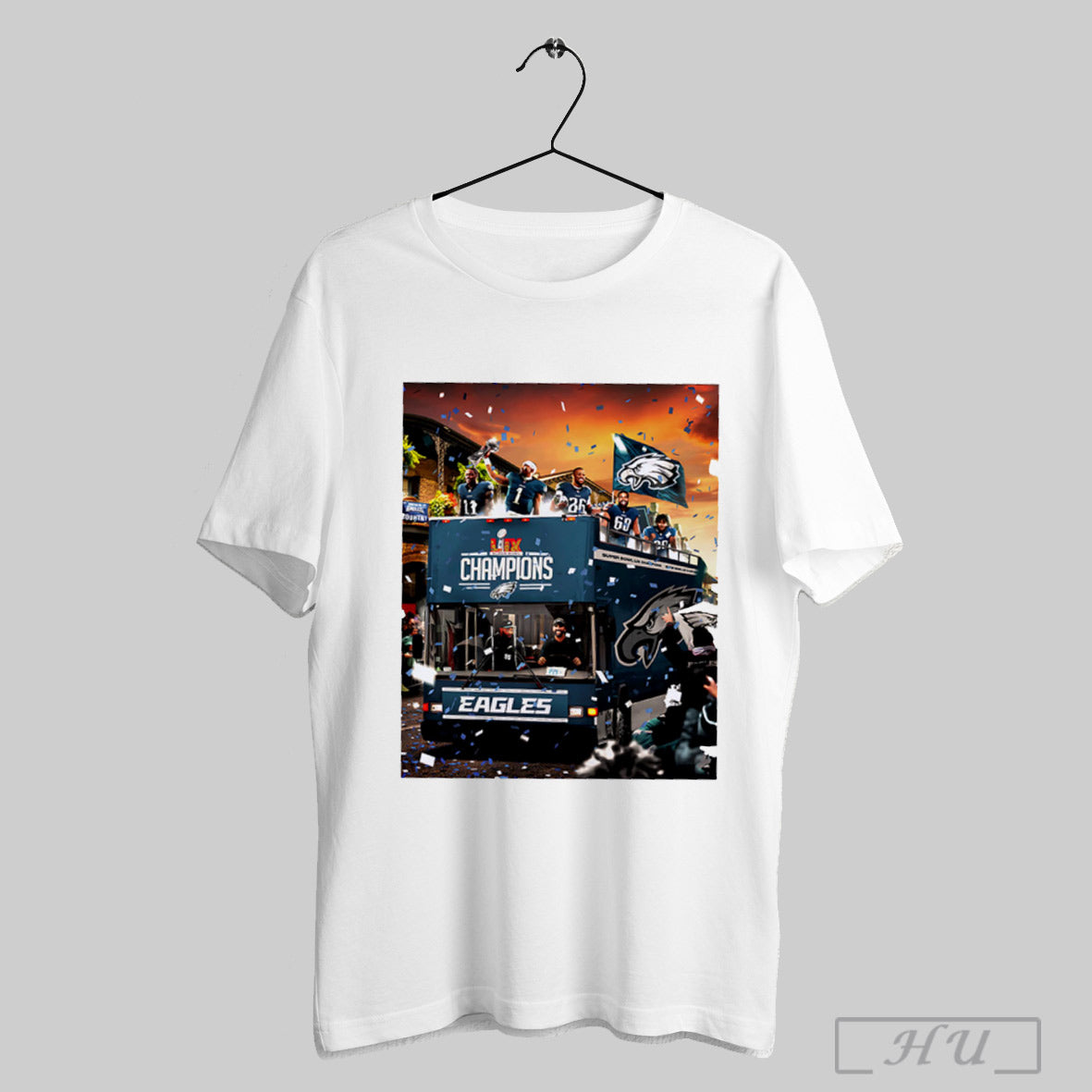 Trendy All Aboard Philadelphia Eagles Super Bowl Lix Champions Are Headed For One Huge Party In Philly Art T Shirt