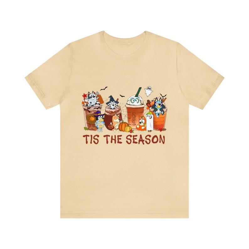 Adult Halloween Bluey Tee T-shirt  Bluey Halloween  Bluey Halloween Tee_Cotton T-Shirt, Perfect Tee, Gifts For Boyfriend and Girlfriend T-Shirt