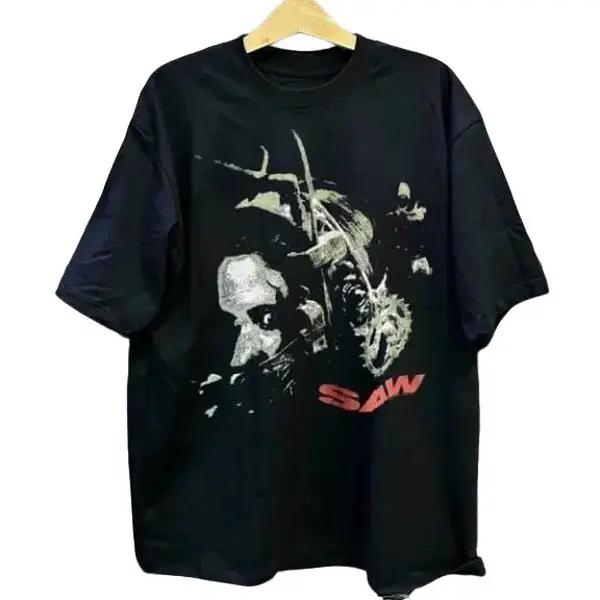 Saw Reverse Bear Trap movie  tee, SAW Movie T Shirt, Saw H0rr0r Movie T Shirt