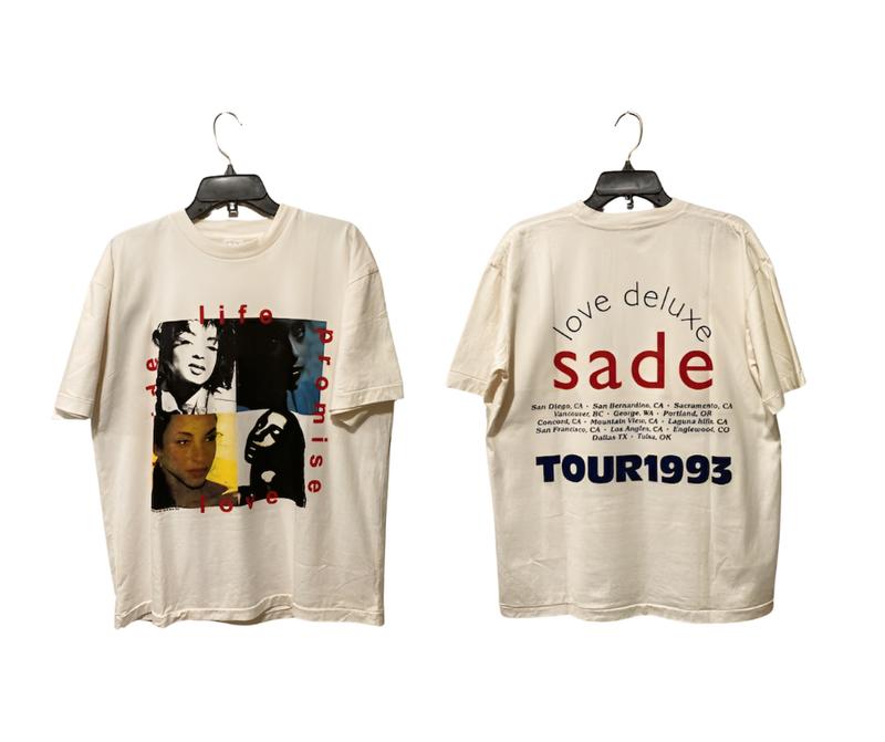 Sade Love Deluxe Tour 1993 Shirt, Vintage 90s Sade Album Concert shirt, Country Music Shirt, Sade Tour Tee