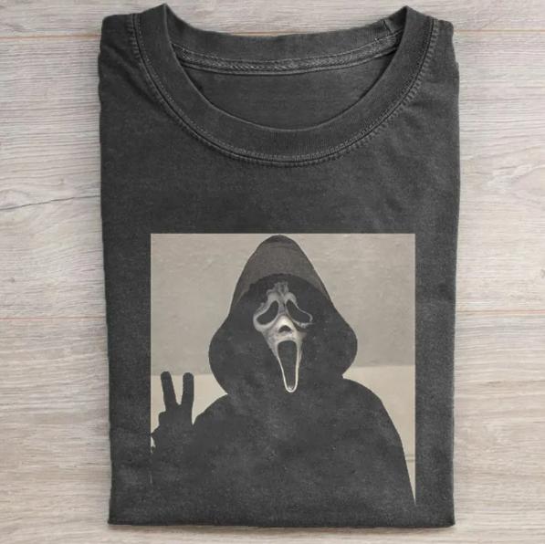 Vintage Halloween Graphic T-shirt, Ghost Face Hi Tee, Horror Movie Shirt, Horror Character, Funny Halloween Shirt, Unisex T-Shirt