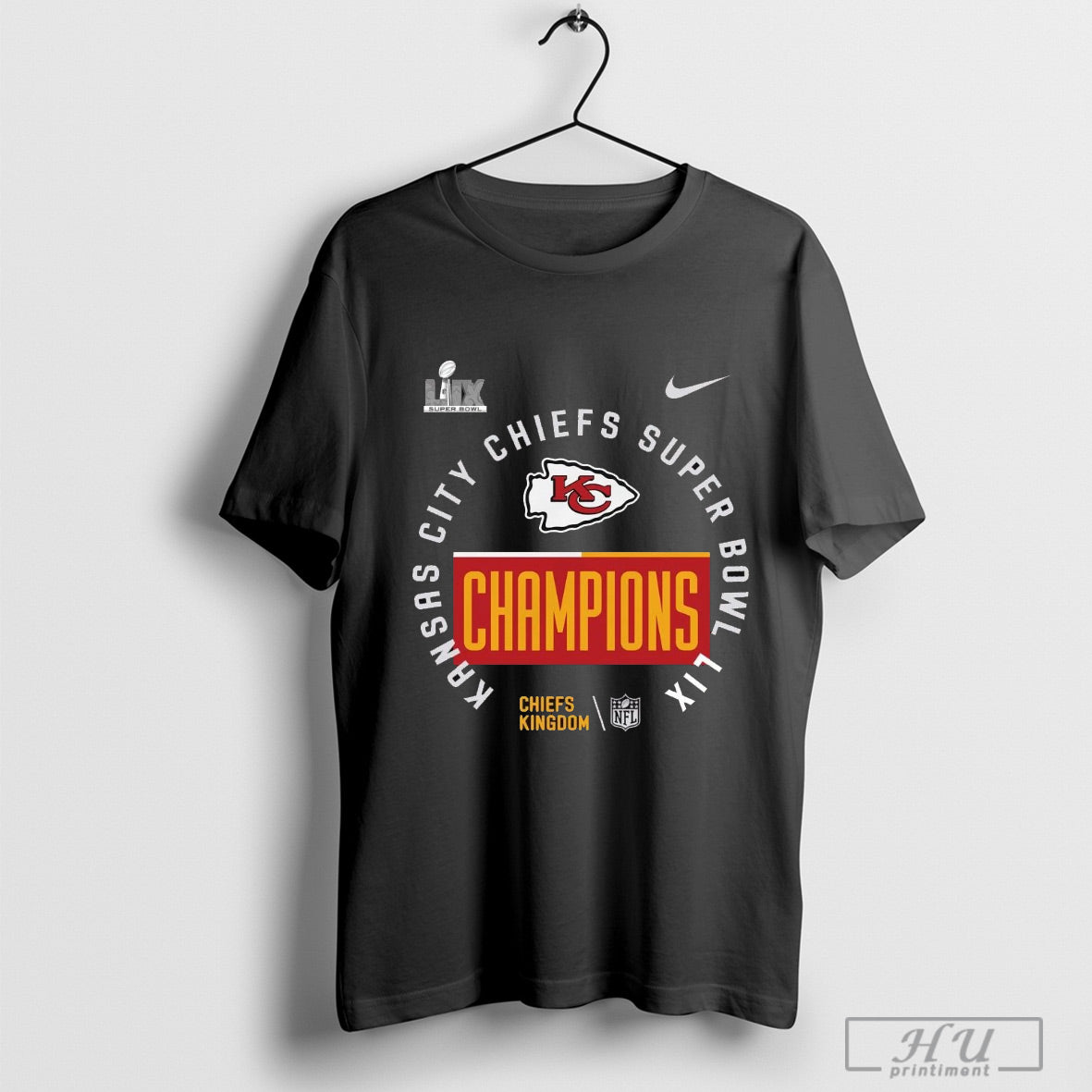Trendy Kansas City Chiefs Nike Super Bowl Lix Champions Locker Room Trophy Collection T Shirt