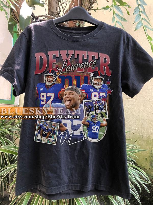 Vintage 90s Graphic Style Dexter Lawrenceee T-Shirt, Dexter Lawrenceee shirt, Vintage Oversized Sport Tee, Retro American Football Bootleg Gift