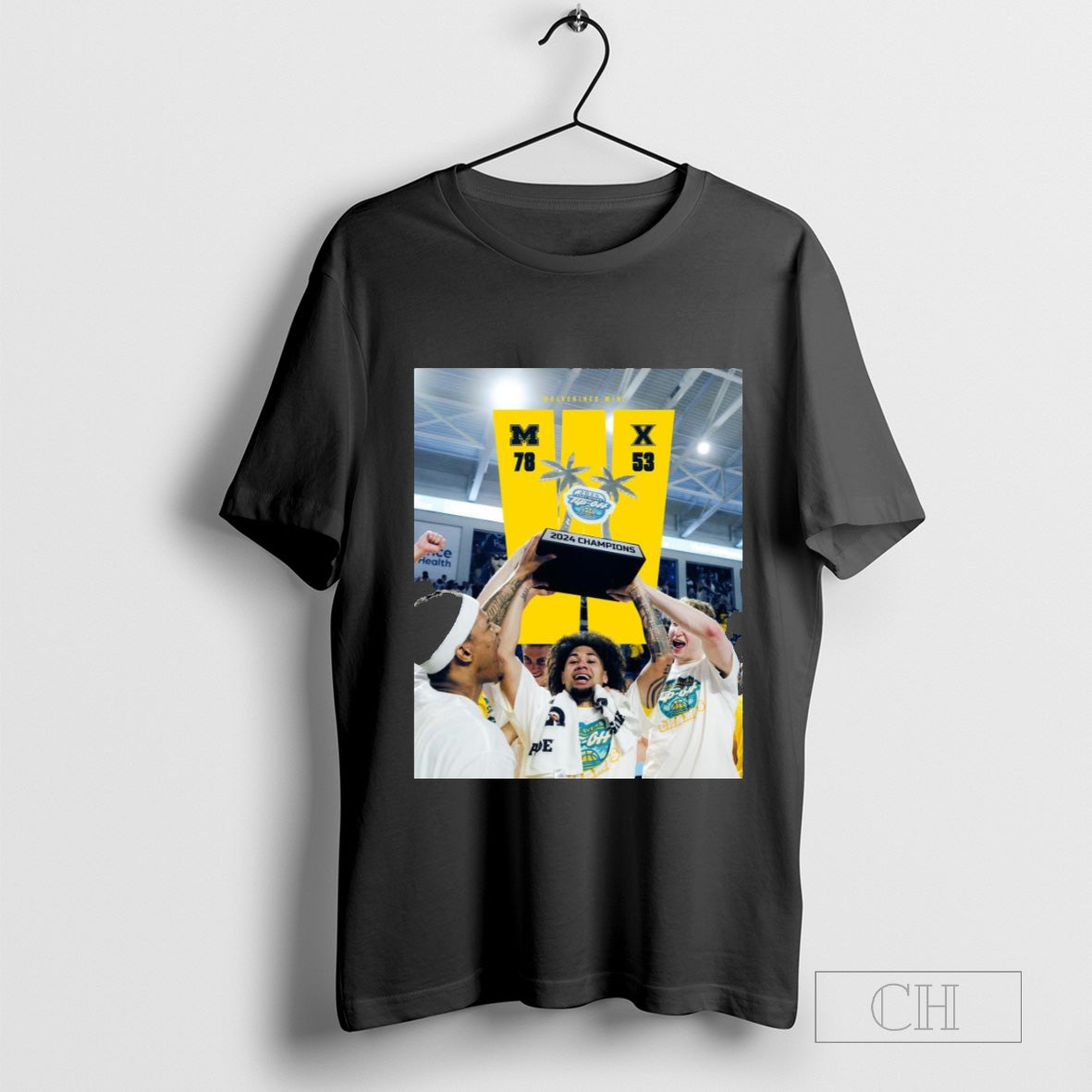 The Michigan Wolverines Win Fort Myers Tip-Off 2024 Champions NCAA t-shirt