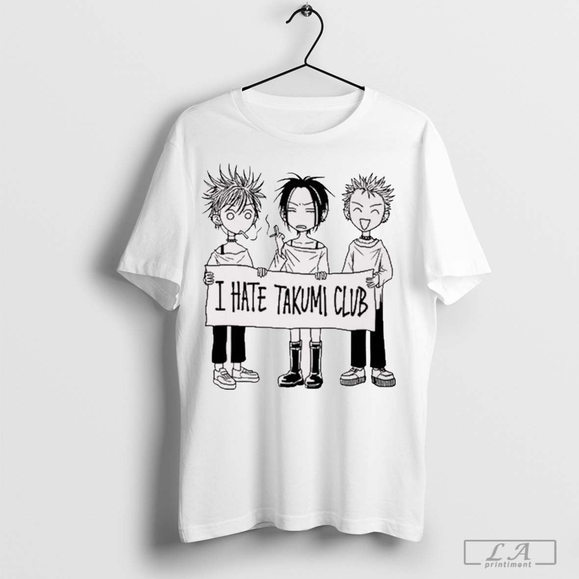 Yazawa Disciple I Hate Takumi Club Anime t-shirt