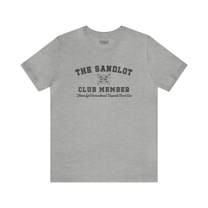 Sandlot Legends Never Die TShirt, Sandlot Movie TShirt, The Baseball Club Sweatshirt, Classic Movie Tshirt, Funny Movies Sweatshirt, Baseball Game Day