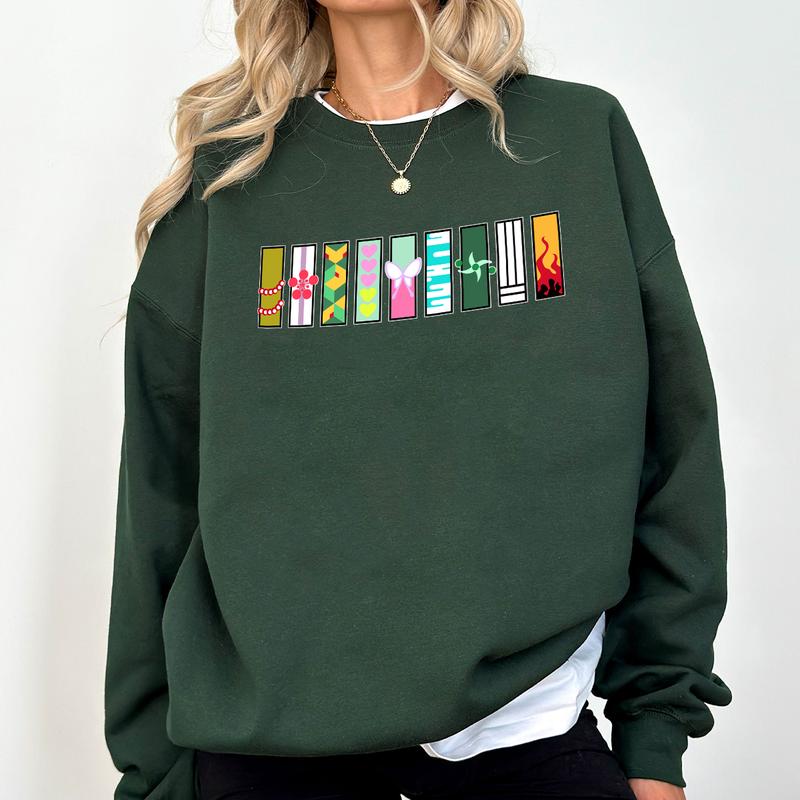 Hashira Hanafuda Demon Slayer shirt, Kimetsu No Yaiba t-shirt, anime sweatshirt hoodie, Tanjiro shirt, Rengoku t-shirt