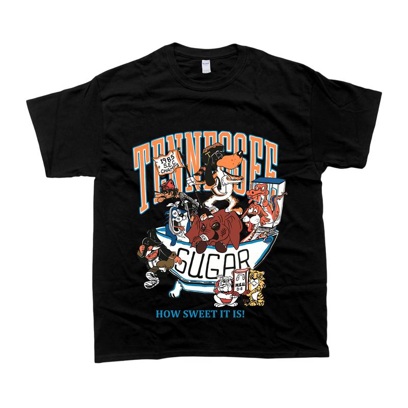 Vintage Style Tennessee Vols SEC Champions 1985 T-Shirt graphic Unisex Top Classic