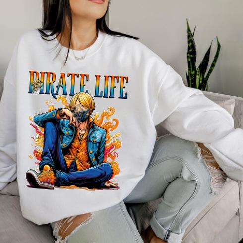 Sanjiii Pjrate Iifee shirt sweatshirt hoodies, 0ne pjece Shirt, animee Shirt