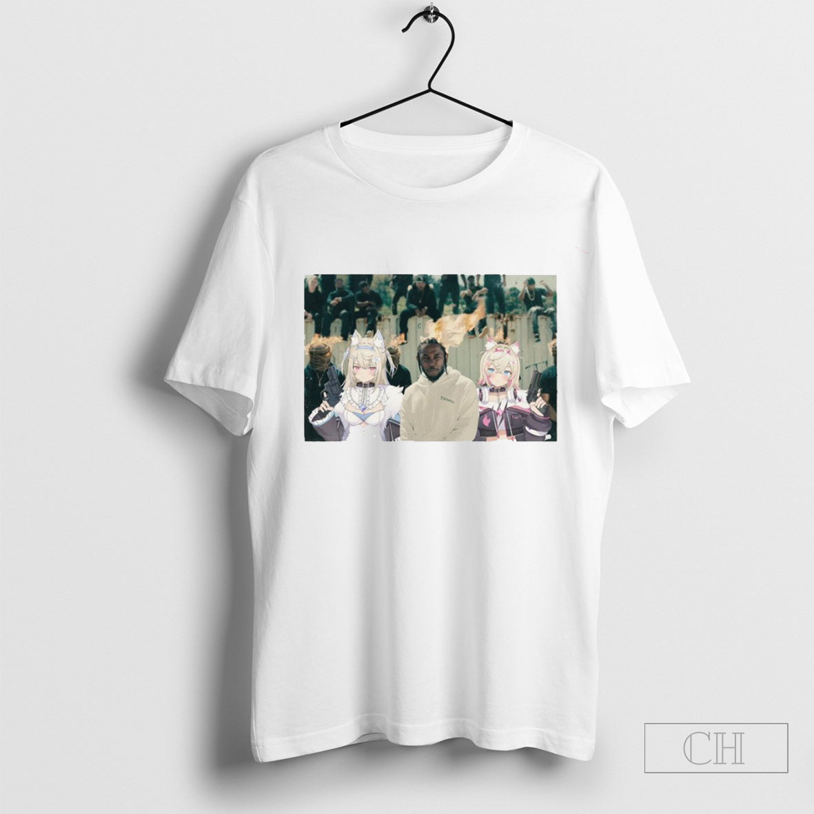 Yaruki Fwmc X Kendrick Lamar Anime Good Dogs Maad City Shirt