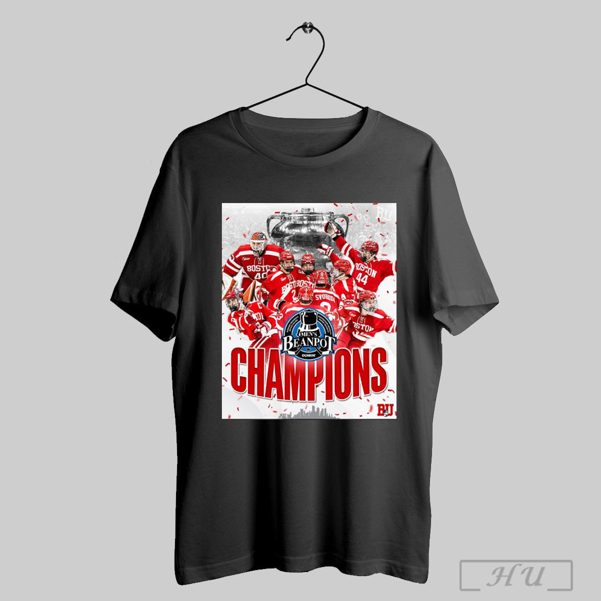 Trendy Boston University Terriers Mens Ice Hockey 2025 Mens Beanpot Champions Back On Top Poster T Shirt